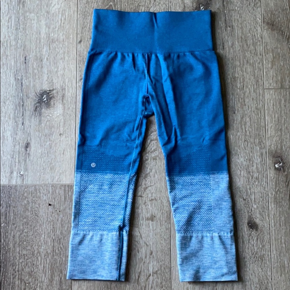 Lululemon ombré cropped leggings